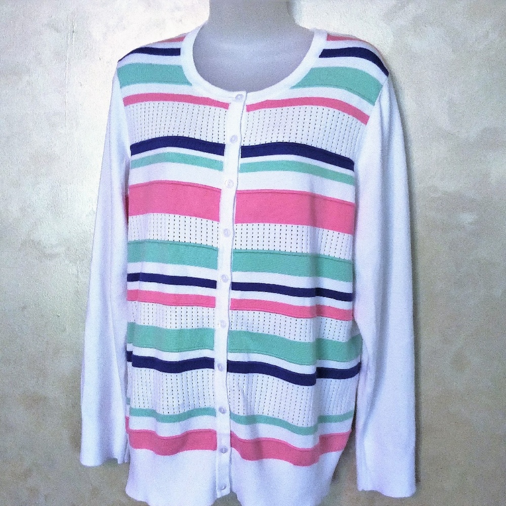 Beautiful Charter Club Cardigan NWT 1X